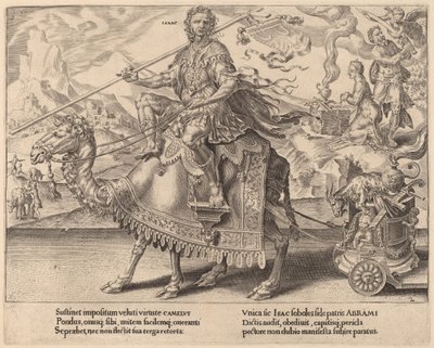 Der Triumph von Isaak von Dirck Volckertz Coornhert after Maerten van Heemskerck