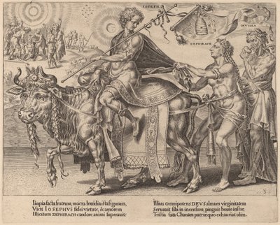 Der Triumph von Joseph von Dirck Volckertz Coornhert after Maerten van Heemskerck