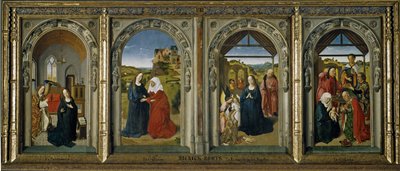 Vier Szenen aus dem Leben der Jungfrau, ca. 1442-1445 von Dirk Bouts
