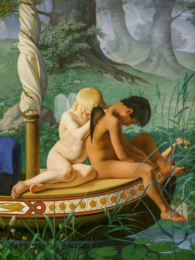 Kindheit, aus der Serie Die vier Lebensalter des Menschen, (Detail) von Ditlev Conrad Blunck