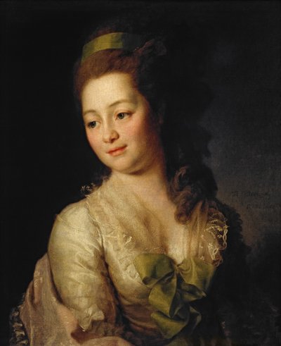 Porträt von Maria Dyakova, 1778 von Dmitri Grigorievich Levitsky