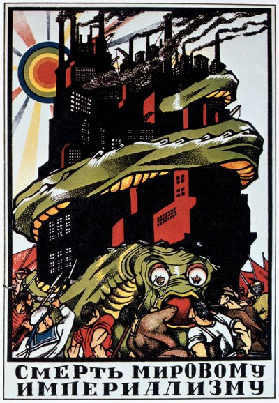 Für den Tod des Weltimperialismus, 1920 von Dmitriy Stakhievich Moor