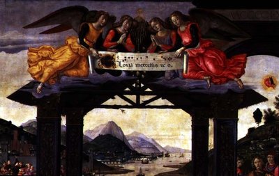 Die Anbetung der Könige, 1488 (Detail) von Domenico Ghirlandaio