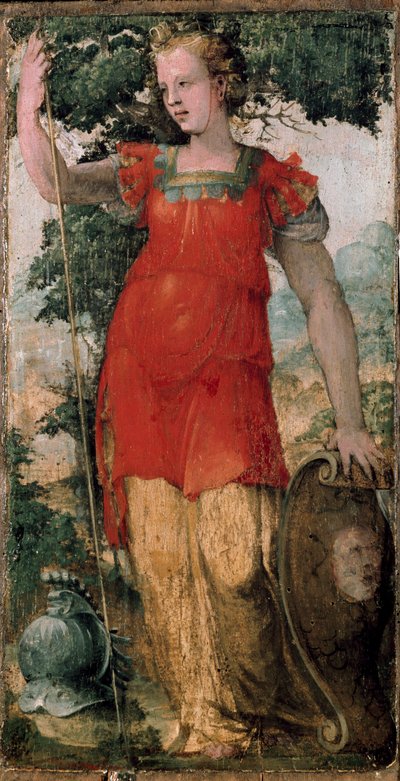 Weibliche Figur, vielleicht Minerva von Domenico Beccafumi