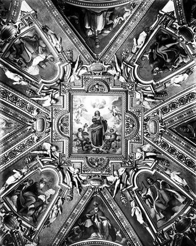 Jungfrau der Unbefleckten Empfängnis mit Heiligen und Engeln, in der Cappella Paolina, ca. 1611 von Domenico Cresti Passignano