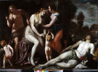 Tod des Adonis von Domenico Il Sarzana Fiasella