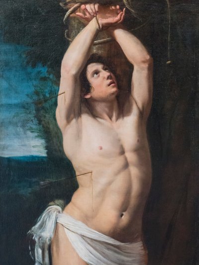 Heiliger Sebastian von Domenico Il Sarzana Fiasella