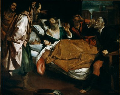 Der Tod des Propheten Ezechiel von Domenico Il Sarzana Fiasella