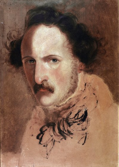 Porträt von Gaetano Donizetti, italienischer Komponist (Öl auf Leinwand) von Domenico Induno