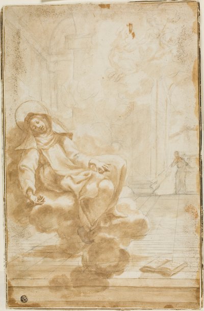 Ekstase einer Heiligen von Domenico Piola