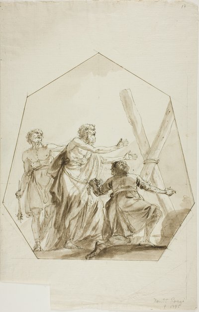 Kreuzigung des Heiligen Andreas von Domenico Pozzi