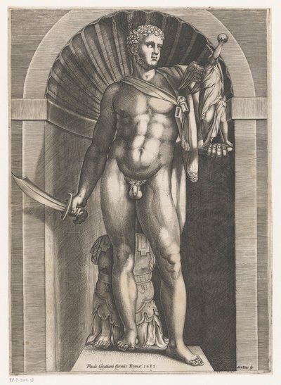 Skulptur eines Kriegers von Domenico Vito