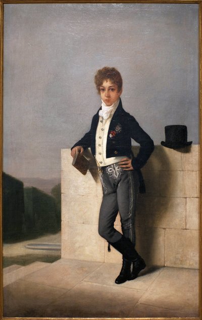 Porträt von Joao Pedro Quintella, Graf von Farrobo (1801-1869) - Gemälde von Domingos Antonio de Sequeira (1868-1937) von Domingos Antonio de Sequeira