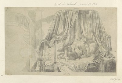 Bett von Dominique Vivant Denon (baron) (attributed to)