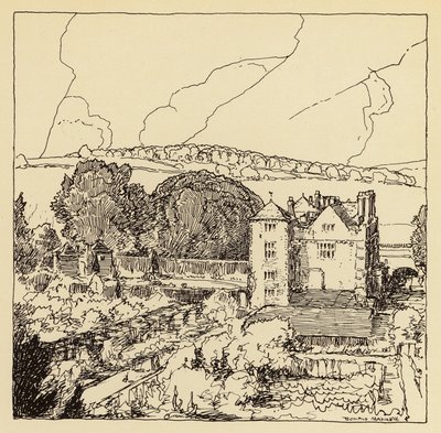 Cranborne Manor House von Donald (after) Maxwell