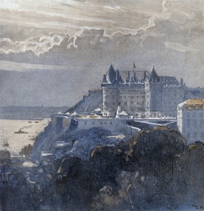 Quebec und das Château Frontenac von Donald (after) Maxwell