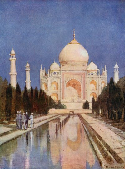 Der Prinz am Taj Mahal von Donald (after) Maxwell