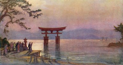 Das Torii im Binnenmeer, Japan von Donald (after) Maxwell