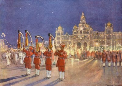 Der Empfang in Mysore von Donald (after) Maxwell