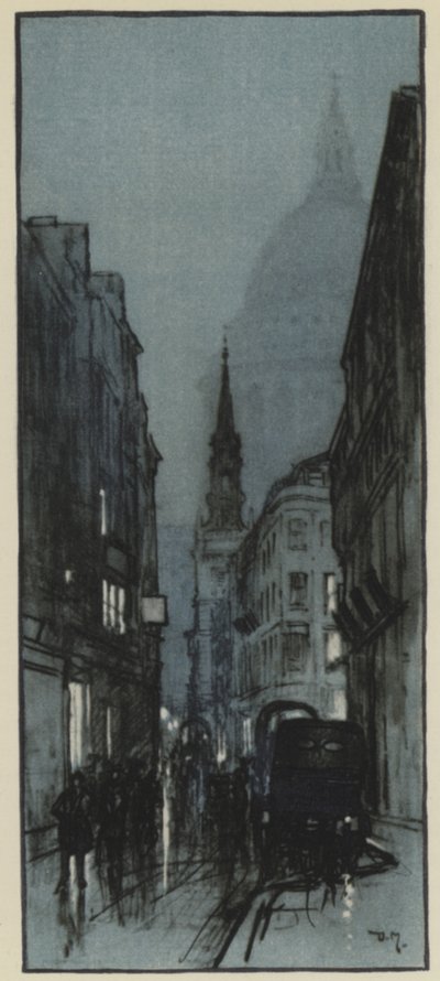 St. Pauls Kathedrale, von Watling Street von Donald Maxwell