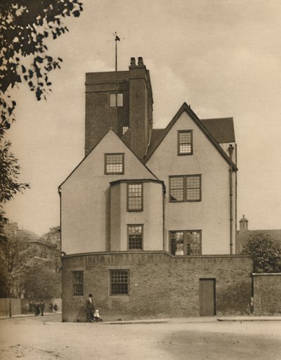 Canonbury Tower, ein altes Herrenhaus, das in einen sozialen Club umgewandelt wurde von Donald McLeish