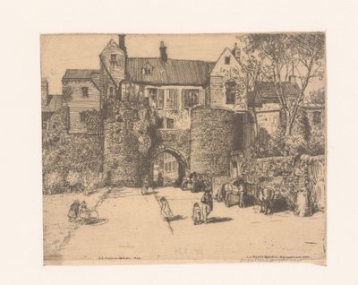 Das Porte Gayole in Boulogne-sur-Mer von Donald Shaw MacLaughlan