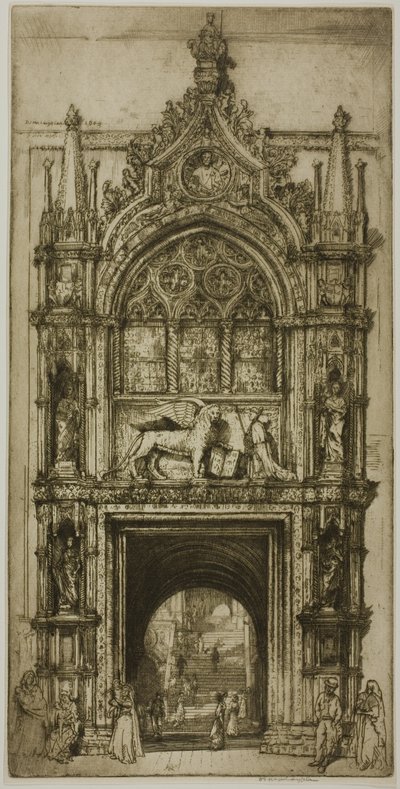 Tür des Dogenpalastes, Venedig von Donald Shaw MacLaughlan