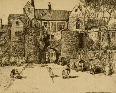 La Porte Gayole, Boulogne-sur-Mer von Donald Shaw MacLaughlan