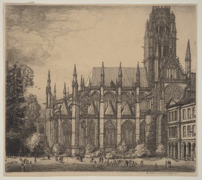 St. Ouen, Rouen von Donald Shaw MacLaughlan