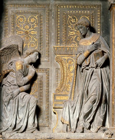 Verkündigung. Hochrelief von Donato de