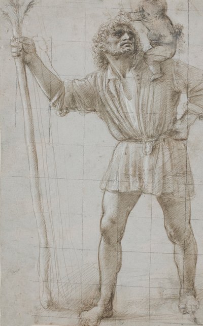 St. Christophorus mit dem Jesuskind, um 1490 von Donato Bramante