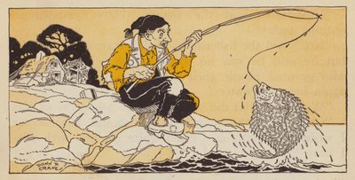 Der Fischer und seine Frau, deutsches Märchen von Donn P. Crane