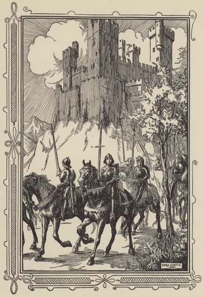 Sir Galahad in der Abtei von Dora Curtis