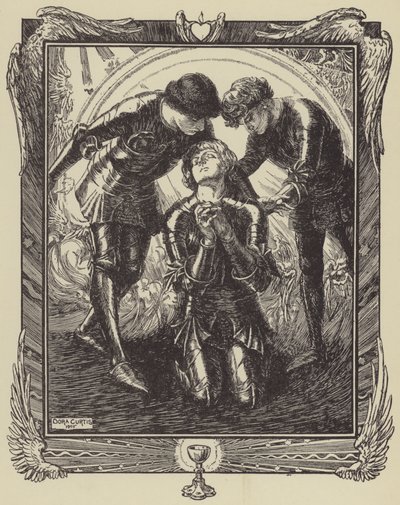 Dann gingen sie zu Sir Galahad von Dora Curtis