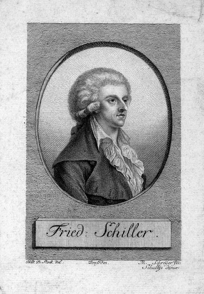 Porträt von Friedrich von Schiller 1759-1805 von Dora Stock