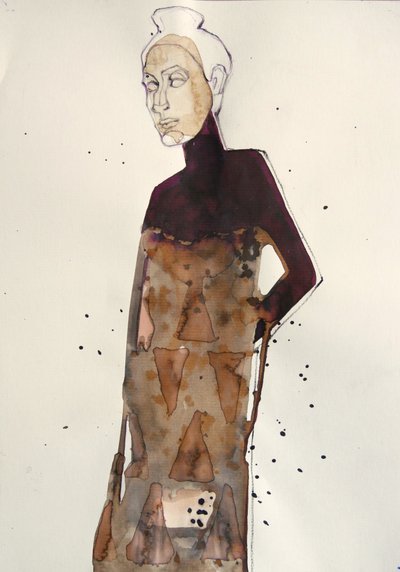 Elegante Modefigur von Doris Schmitz