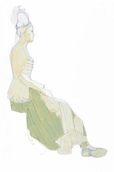 Elegante Dame der Epoche von Doris Schmitz