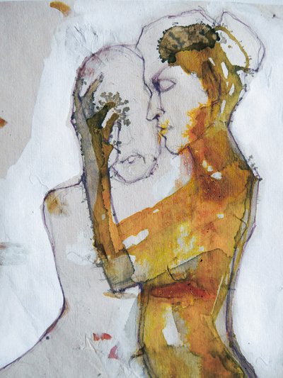 Goldene Umarmung von Doris Schmitz