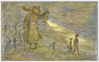 Sie erzählen dem Gelben Nebel, dass sie ihr Glück suchen von Dorothy Furniss