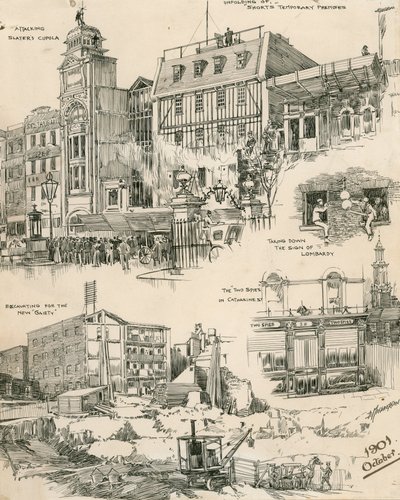 Skizzen von London aus Oktober 1901 von Douglas Macpherson
