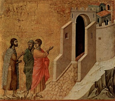 Duccio di Buoninsegna Emaus von Duccio di Buoninsegna