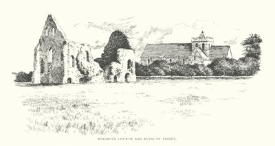 Boxgrove Kirche und Ruinen des Priorats von Duncan Moul