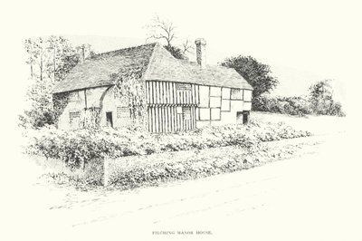 Filching Manor House (Lithografie) von Duncan Moul