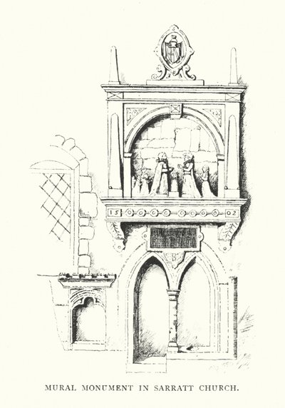 Wanddenkmal in der Sarratt Church von Duncan Moul