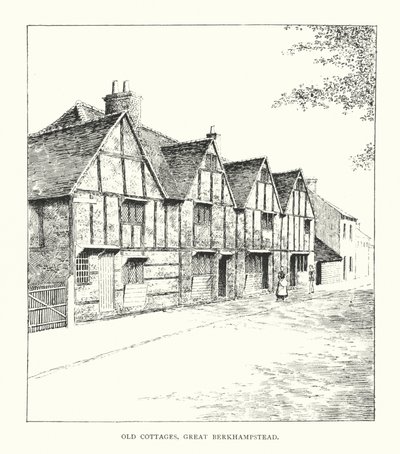 Alte Cottages, Great Berkhampstead von Duncan Moul