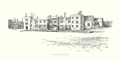 Penshurst Place (Lithografie) von Duncan Moul