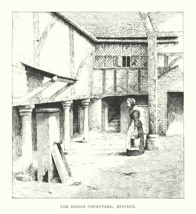 Der Biggin Innenhof, Hitchin von Duncan Moul