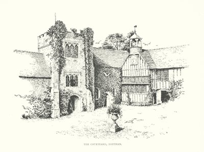Der Innenhof, Ightham von Duncan Moul