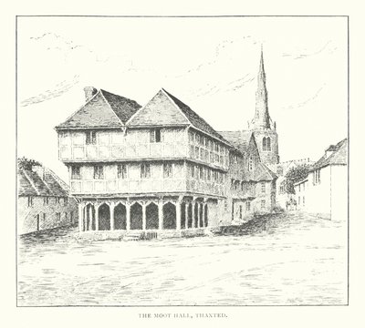 Die Moot Hall, Thaxted (Lithografie) von Duncan Moul