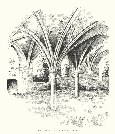 Die Krypta der Waverley Abtei von Duncan Moul